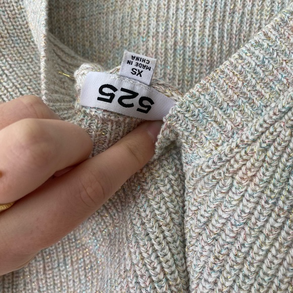 ($10) sparkly 525 sweater - Picture 5 of 6